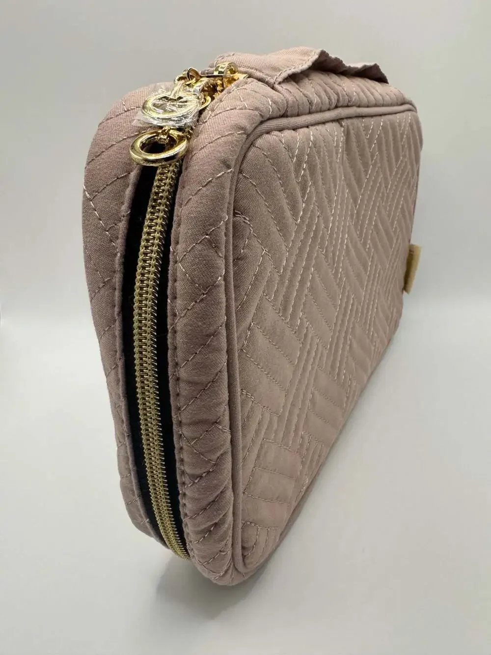 BAGSMART Quilted Travel Jewelry Organizer Case